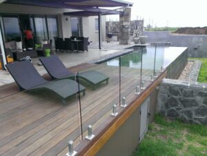 glass railing